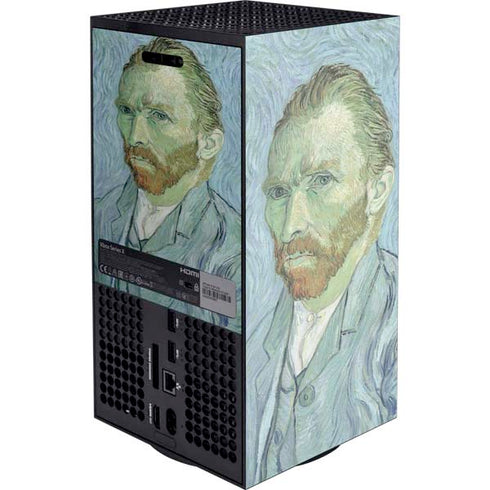 Van Gogh Self-portrait by Van Gogh XBox Series X Digital Edition Console Skin